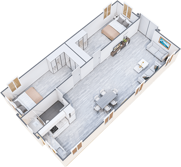 40FT Modular Cabin