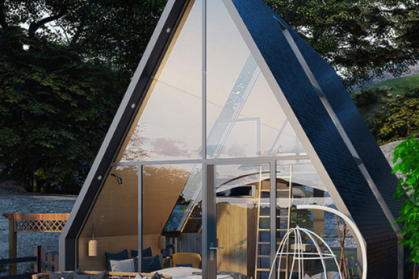 A-Frame Tiny Home view 2