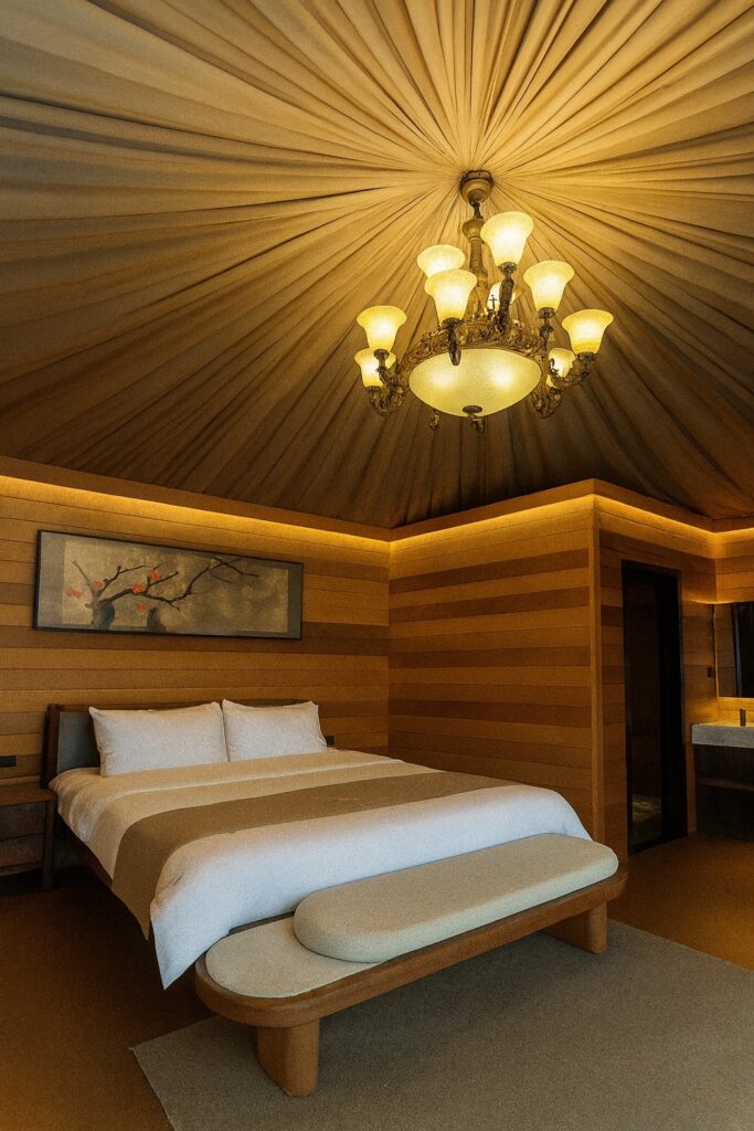 Outdoor Luxury Resort Lodge Hotel Tent view 4