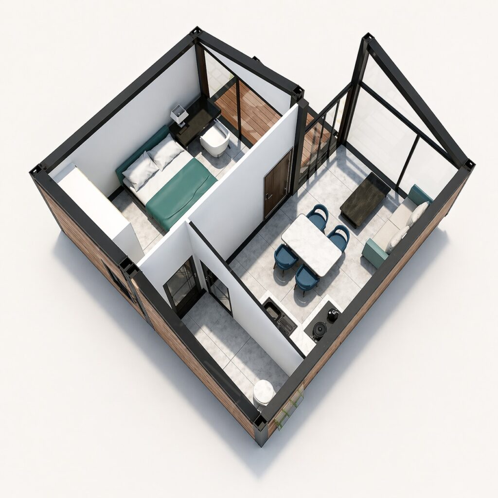 Modern Prefab Modular Villa view 3